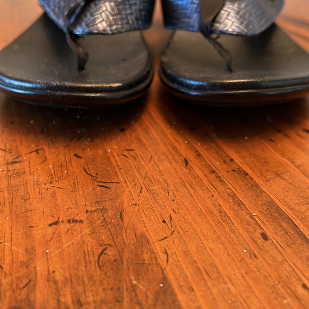 Bandals Blue Slip On Sandals Size 8 View 6